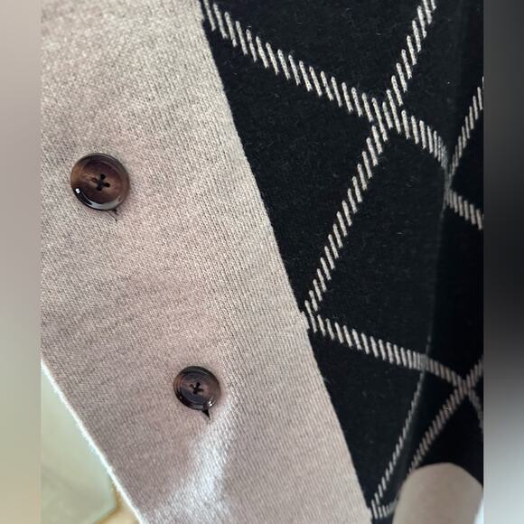 BARBOUR COSMIA Wool Blend CAPE BLACK OS NEW - Picture 4 of 8